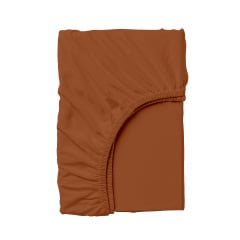 Евро постель с простыней на резинке CINNAMON COSAS Корица 200х220 см Конотоп