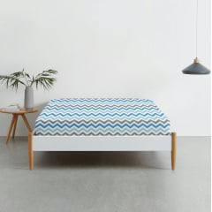 Простирадло на резинці 120х200 см ZIGZAG CS3 COSAS Синій Цумань