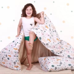 Євро наволочка COSAS FOREST 50х70 см Різнокольоровий Хуст