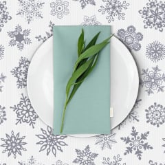 Ранер на стіл COSAS SNOWFLAKES CS1 40х150 см Сіро-білий Гуляйполе