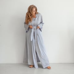 Женский халат COSAS Silky Cloud S-M Серый Киев