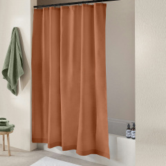 Шторка для душа и ванной COSAS AMBER 180x200 см Терракотовый Кобыжча