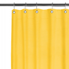 Шторка для душу та ванної COSAS SUMMER з кільцями 180х180 см Жовтий Сарни