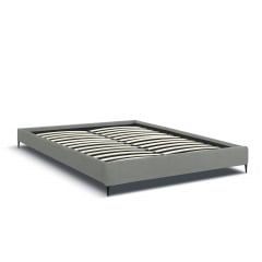 Ліжко двоспальне COSAS Mandarin Stone 160x200 см Базальт Дніпрорудне