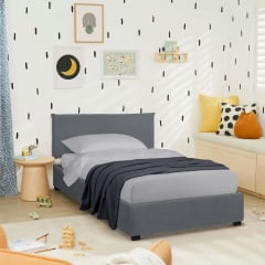 Ліжко односпальне COSAS Mango Lava 90х200 см Антрацит Ужгород