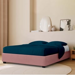 Ліжко двоспальне COSAS Mango Rosette 160x200 см Ліловий Кременець