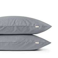 Двуспальная постель сатин с простыней на резинке URBAN Cosas Графит 180х220 см Киев