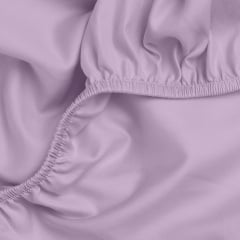 Простыня на резинке сатин 90х200 см LAVENDER Cosas Братское