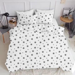 Євро постільна білизна Big Star COSAS сірий 200х220 см Київ