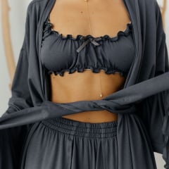 Домашній костюм COSAS Serena Home S Сірий Бородянка