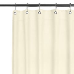 Шторка для душу та ванної COSAS CREAM з кільцями 180х180 см Молочний Бучач