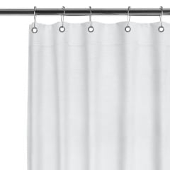 Шторка для душу та ванної COSAS SNOW з кільцями 180х180 см Білий Гуляйполе