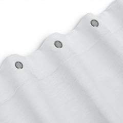 Шторка для душу та ванної COSAS SNOW з кільцями 180х180 см Білий Гуляйполе