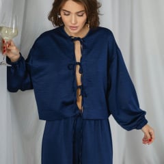 Домашний женский костюм COSAS FREYA L Синий Ясногородка
