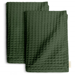 Вафельні рушники COSAS Basil Greek Waffle Смарагдовий 2 шт Хмільник