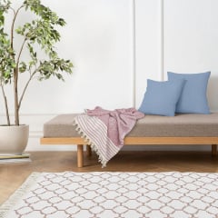 Плед бавовняний COSAS DIAMOND 180х230 см CS4 Червоний Гуляйполе