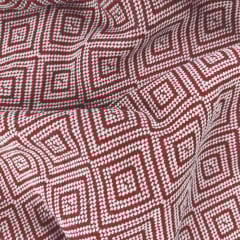 Плед бавовняний COSAS DIAMOND 180х230 см CS4 Червоний Гуляйполе