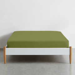 Набор Простыня на резинке 180х200 см 2 шт SAGE Cosas Фиолетово-зеленый Петрово