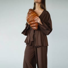 Домашній костюм COSAS Serena Home S Коричневий Слов'янськ