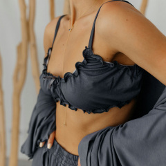 Домашний костюм COSAS Serena Home M Серый Петрово