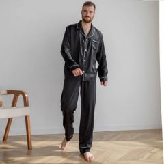 Мужская пижама COSAS Moonwalk S Черный (Moonwalk_black_S) Киев