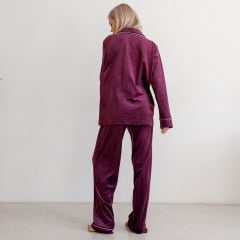 Піжама жіноча COSAS Velour Harmony XL Марсала Костопіль