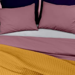 Плед-покривало вафельне COSAS 200х220 см Curcuma Greek Waffle Гірчичний Мелітополь