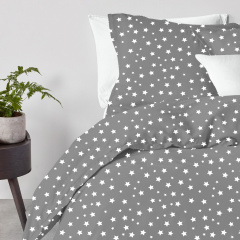 Наволочка COSAS G&W STARS 45х45 см Сірий Камінь-Каширський