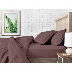 Набір наволочки і простирадло 3 шт MOUSSE COSAS Шоколад Миргород