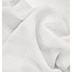 Рушник COSAS CUBE WHITE Піке 75x130 см Білий Пологи