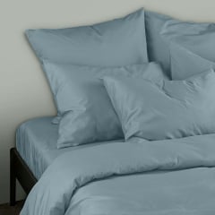 Евро постельное белье Dove COSAS бирюзовый 200х220 см Братское