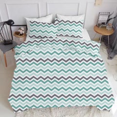 Наволочка COSAS ZIGZAG MINT GREY 45х45 см М'ятний Генічеськ