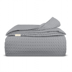 Покривало 240х260 Smoky Waffle Weave COSAS сірий Ясногородка