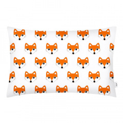 Подростковый комплект на резинке COSAS FOX PAWS CS1 Ранфорс 155х215 см Оранжевый Каменское