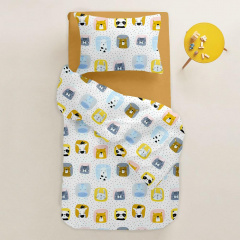 Дитяча наволочка COSAS COLOR ANIMALS Ранфорс 40х60 см Білий Кропивницький