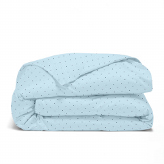 Семейный комплект постельного белья Mini Dots CS12 COSAS Голубой 2х160х220 см Киев