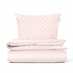 Підліткова постіль без простирадла MINI DOTS CS4 COSAS рожевий 155х215 см Ірпінь