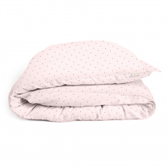 Підліткова постіль без простирадла MINI DOTS CS4 COSAS рожевий 155х215 см Ірпінь