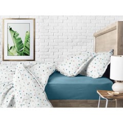 Сімейний комплект постільної білизни COSAS Color BLOTS CS5 2х160х220 см Різнокольоровий Гуляйполе