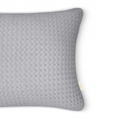 Наволочка COSAS Smoky Greek Waffle 45х45 см Сірий Ромни