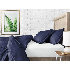 Евро комплект на резинке COSAS NIGHTFALL Ранфорс 200х220 см Березно