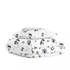 Дитяча постільна білизна в ліжечко LITTLE PRINCE CS1 COSAS Білий 110х140 см Ковель