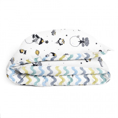 Дитяча постільна білизна в ліжечко LITTLE PRINCE CS1 COSAS Білий 110х140 см Ковель