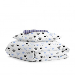 Подростковое постельное белье CROWN COSAS Голубой 155х215 см Куйбышево