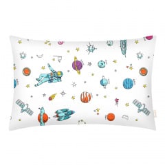Подростковая постель с простыней на резинке SPACEMAN CS5 COSAS Белый 160х220 см Александрия