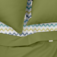 Сімейний комплект постільної білизни Avocado CS6 COSAS Авокадо 2х160х220 см Ясногородка