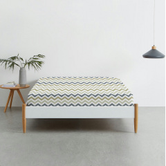 Простыня на резинке 120х200 см ZIGZAG CS2 COSAS Бежевый Бучач