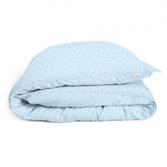 Детская постель без простыни Mini Dots CS2 COSAS Голубой 110х140 см Смела