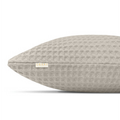 Наволочка COSAS Bronze Greek Waffle 40х40 см Пісочний Ладан