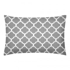 Евро наволочка COSAS MOROCCO Ранфорс 50х70 см Серый Березно